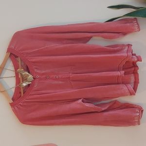 Free People Henley style top